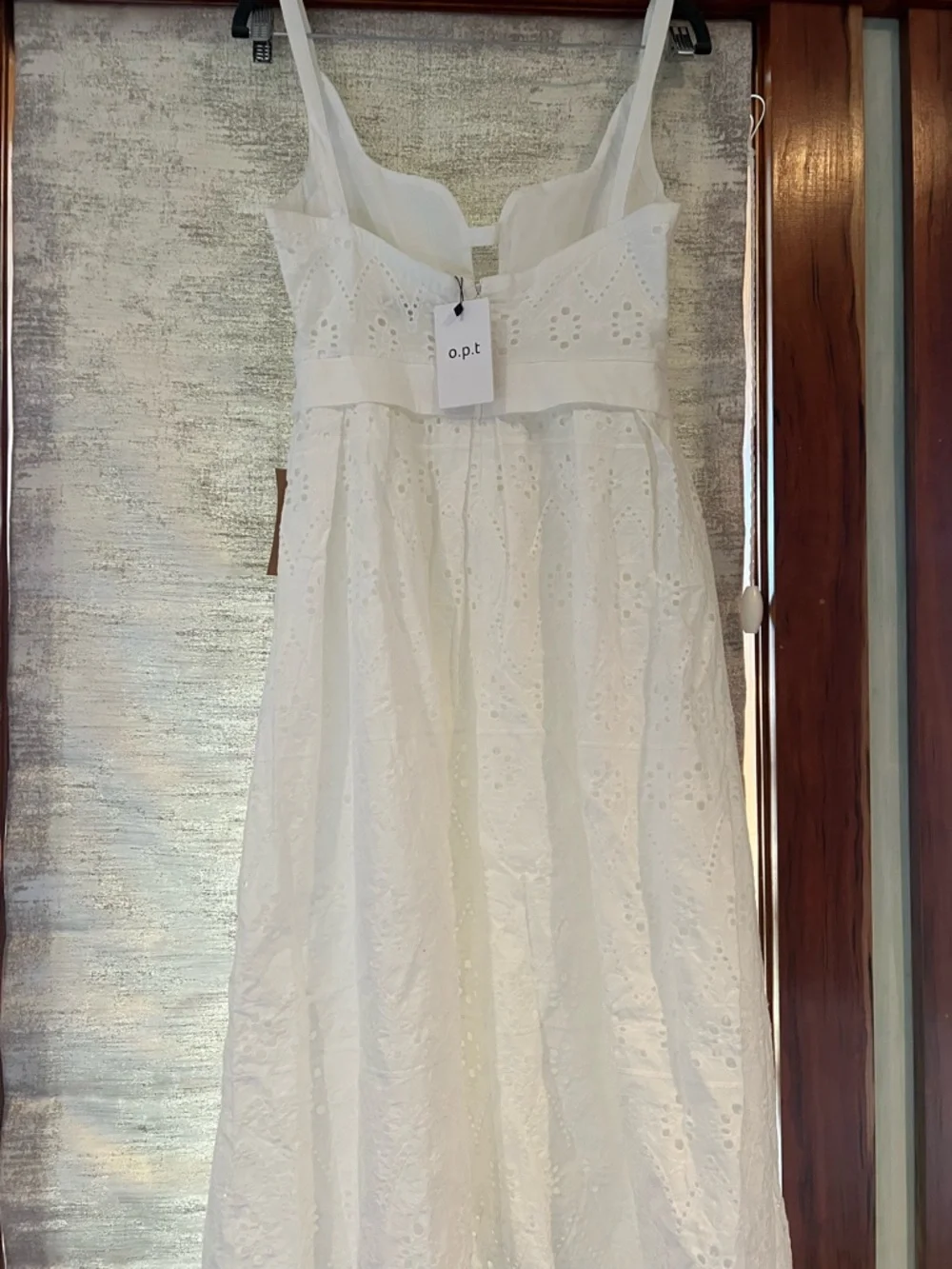 Ted Baker White Eyelet Sundress - Elegant Women's Dress - Picture 4 of 4